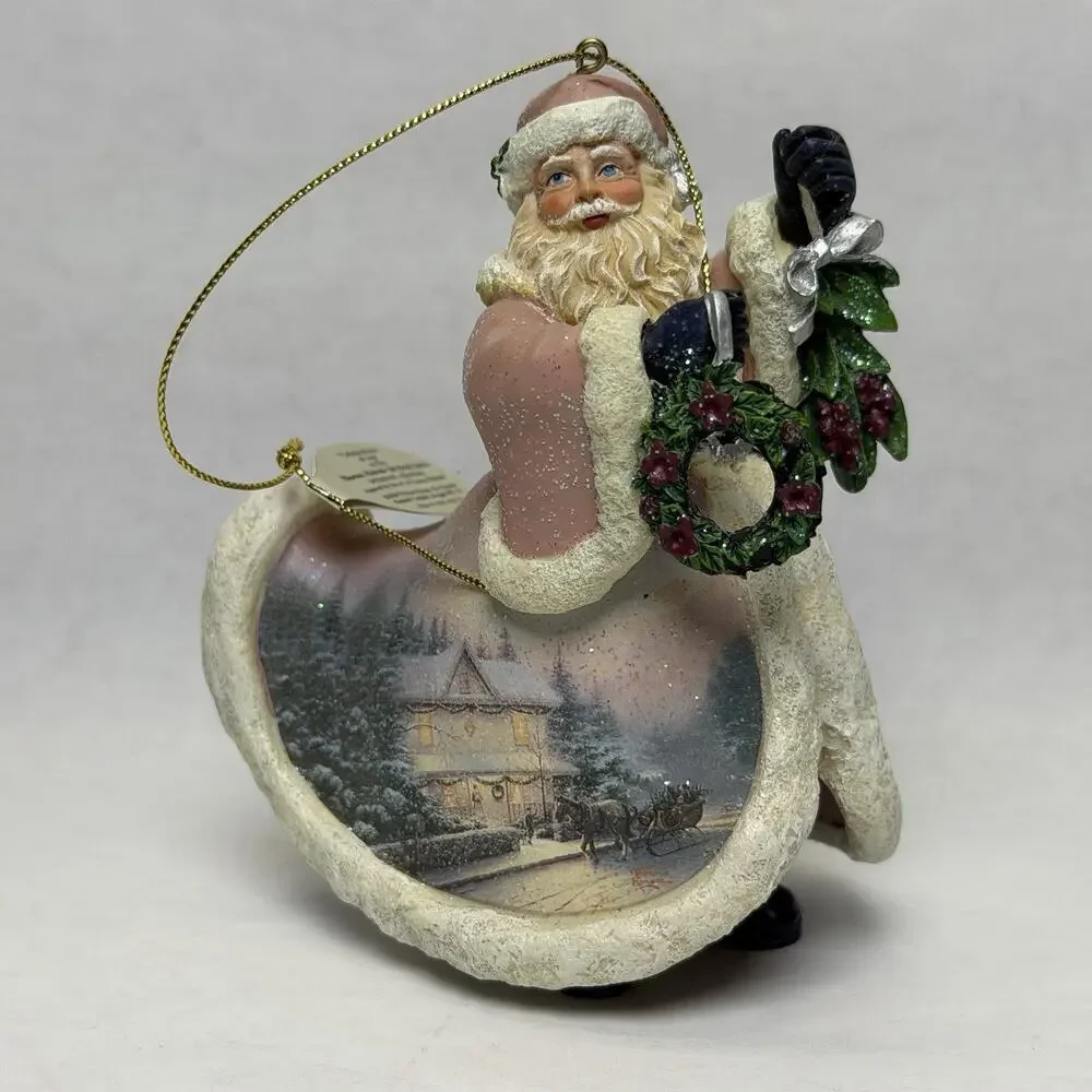 Thomas Kinkade Old World Santa Ashton‎ Drake Ornaments Set of 10 Christmas Lot 6